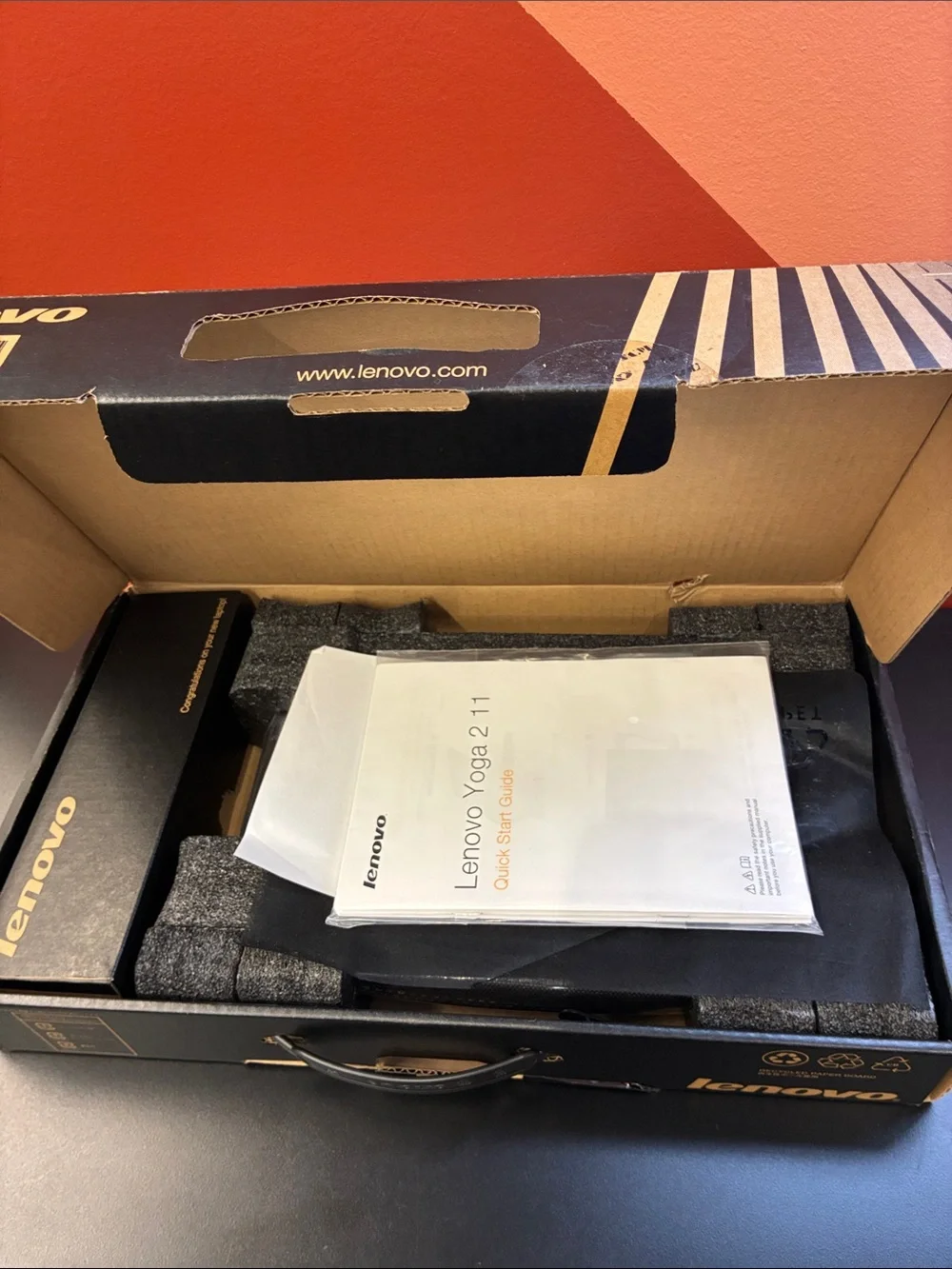 Lenovo Yoga 2 11” Black Laptop in Branded Packaging works perfectly - reset